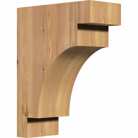 Ekena Millwork Mediterranean Smooth Corbel, Western Red Cedar, 5 1/2"W x 12"D x 16"H COR06X12X16MED00SWR